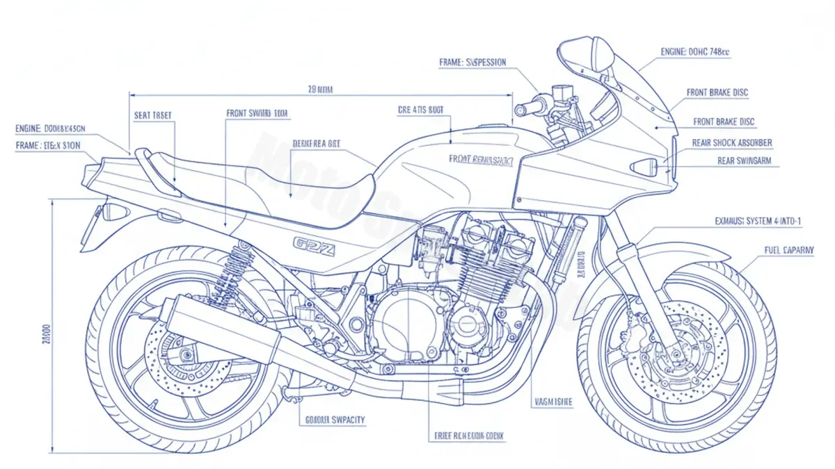 Kawasaki GPZ 750 R - ZX750G Maintenance: Recommended Oil & Tires specs