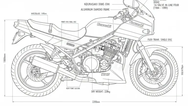 Kawasaki GPZ 900 R – ZX900A/1-6 Full Specifications & Ownership Data