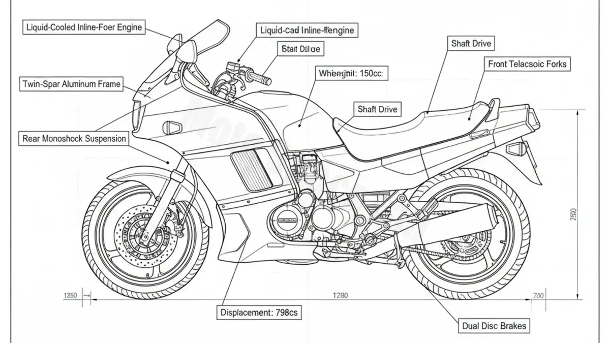 Kawasaki GTR 1000 - ZGT00A Technical Review & Maintenance Guide