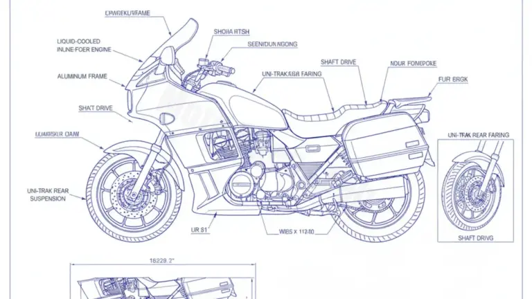 Kawasaki GTR 1200 VOYAGER – ZG1200B Workshop Data: Fluids, Plugs & Tires