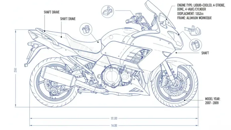 Kawasaki GTR 1400 – ZGT40A Specs: Oil Capacity & Tire Pressure