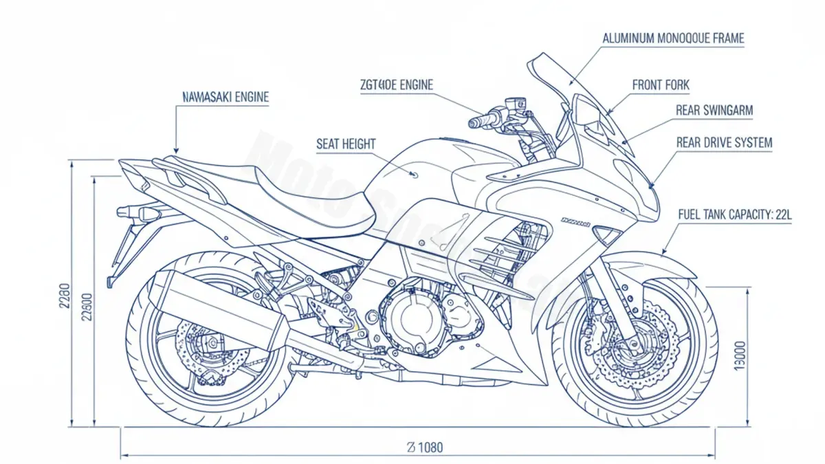 Kawasaki GTR 1400 - ZGT40E Technical Review & Maintenance Guide