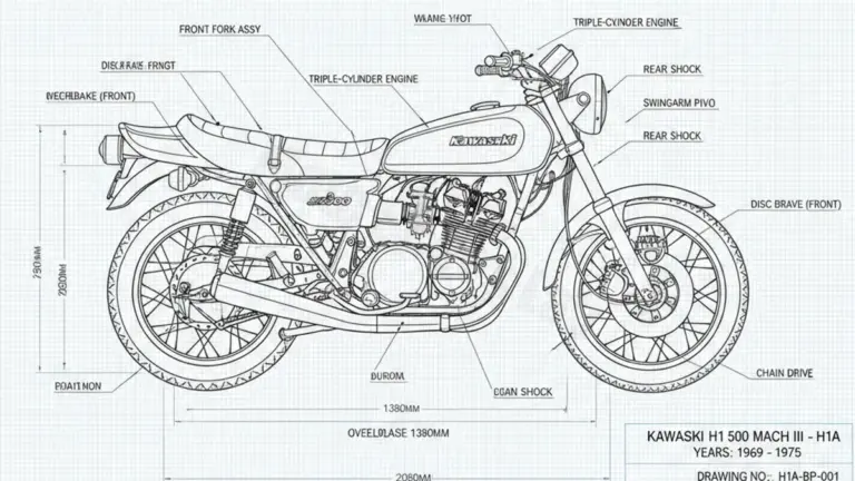 Kawasaki H1 500 MACH III – H1A Maintenance: Recommended Oil & Tires