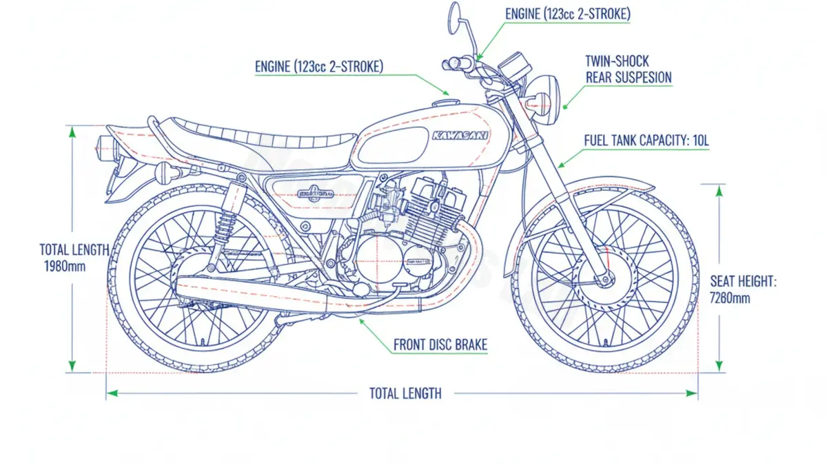 Kawasaki KH 125 - KH125 Full Specifications & Ownership Data