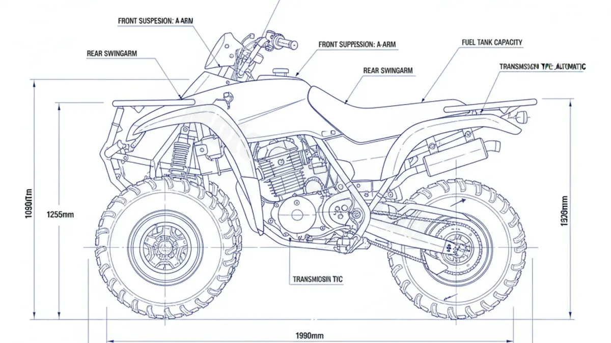 Oil & Tires: Kawasaki KLF 300 BAYOU - KLF-300 Technical Specifications specs