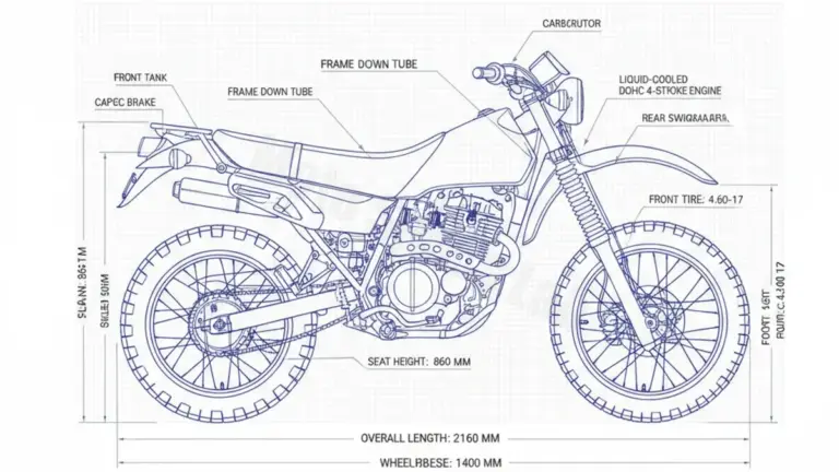 Kawasaki KLR 250 – KL250D Workshop Data: Fluids, Plugs & Tires