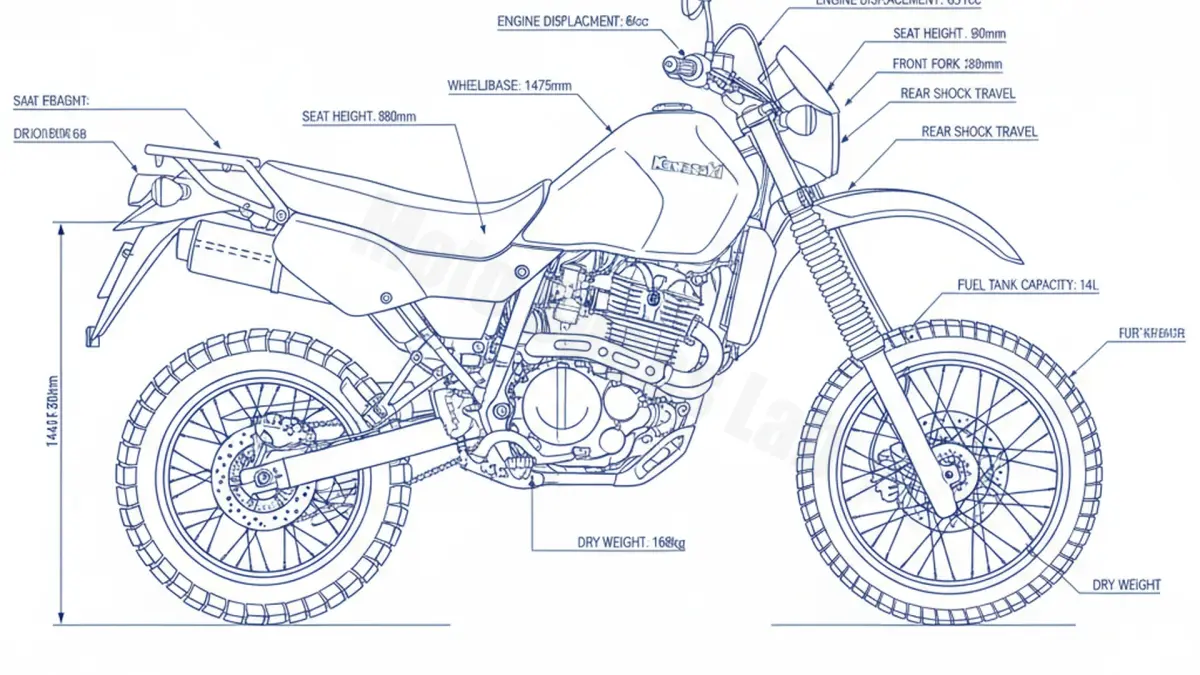 Review: Kawasaki KLR 650 - KL650C (1995–2004) Specs & Features specs