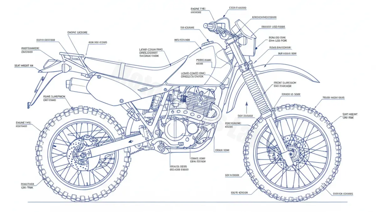 Kawasaki KLX 250 - LX250E Specs: Engine Oil, Gap & Tire PSI specs