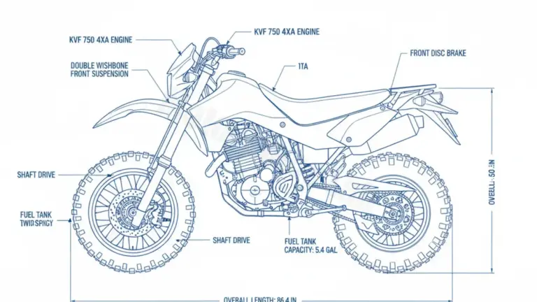 Kawasaki KVF 750 4X4 – KVF750-4X4 Workshop Data: Fluids, Plugs & Tires