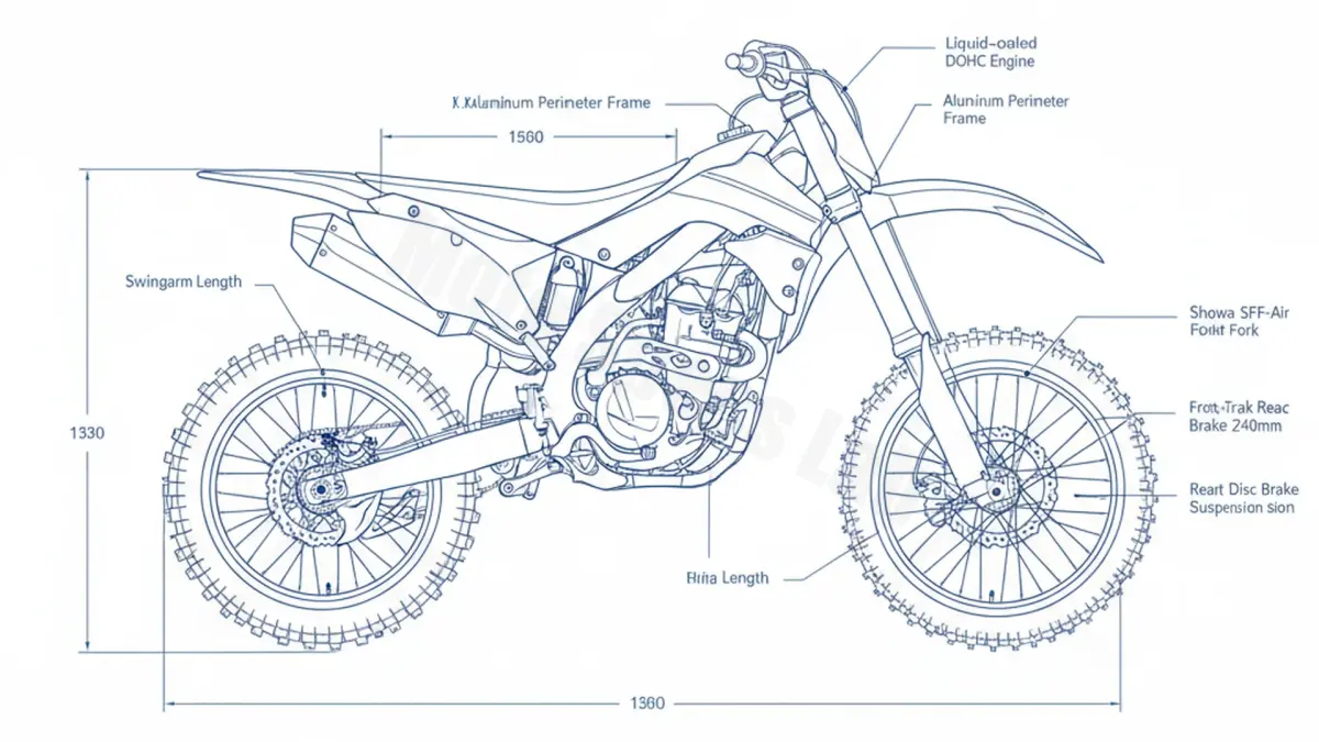 Oil & Tires: Kawasaki KX 250 F - KX250ZZA/ZFF Technical Specifications