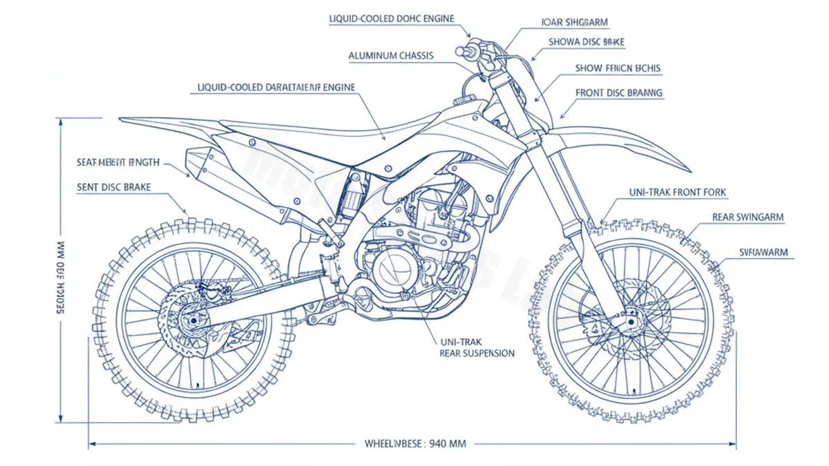 Kawasaki KX 250 F - KX252AAA/AJF Technical Review & Maintenance Guide specs