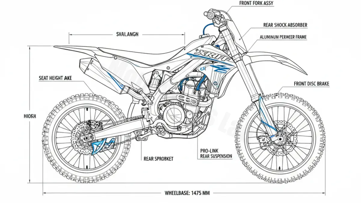 Kawasaki KX 250 - KX252DDA/DRFNN Service Data: Oil, Battery & Specs