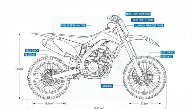 Kawasaki KX 250 – KX252DDA/NFNN Service Guide: Oil Level & Tire Specs