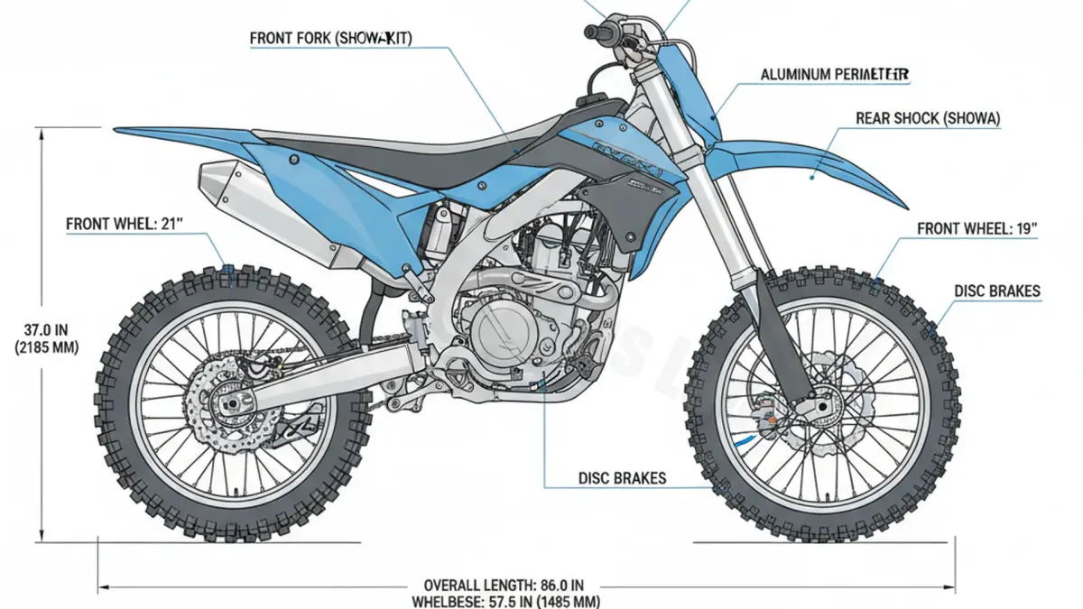 Kawasaki KX 450 - KX450JJA/JKF Specs: Oil Capacity & Tire Pressure