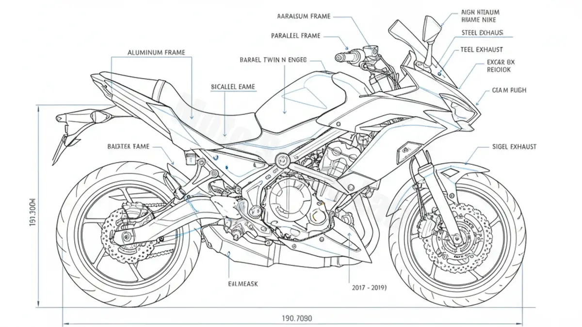 Kawasaki NINJA 650 (EURO 4) - EX650 Specs: Oil Capacity & Tire Pressure specs