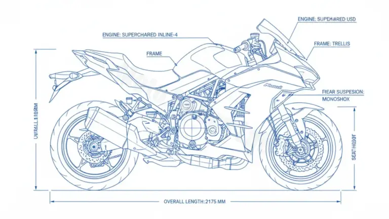 Kawasaki Ninja H2 SX – ZX1002P (2022 – Present) Data: Oil Capacity & Rim Specs