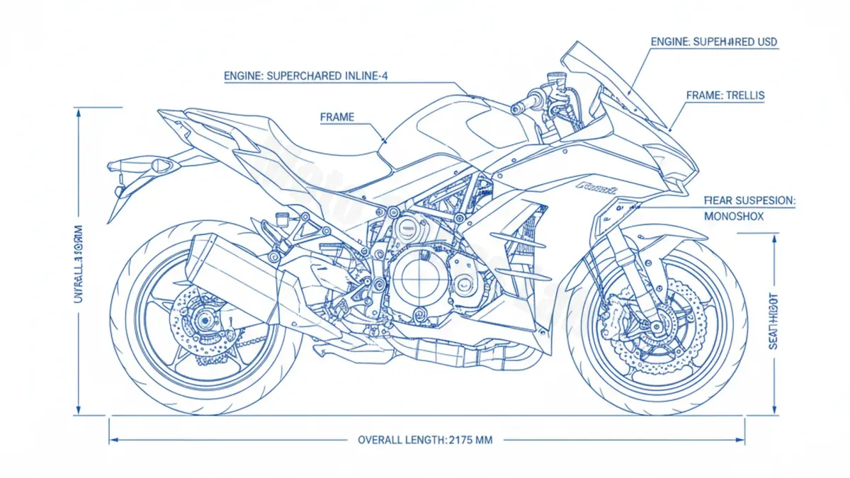 Kawasaki Ninja H2 SX - ZX1002P (2022 – Present) Data: Oil Capacity & Rim Specs specs