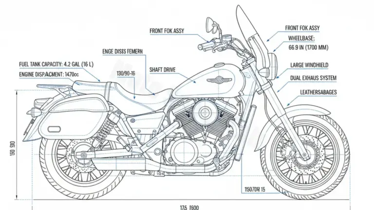 Kawasaki VN 1500 CLASSIC TOURER – VNT50G (1998–1999) Factory Oil & Tire Pressure Data