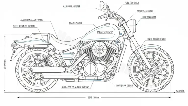 Kawasaki VN 1500 MEAN STREAK – VNT50P Full Specifications & Ownership Data