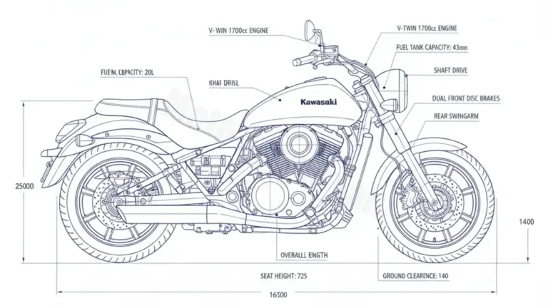 Kawasaki VN 1700 CLASSIC – VNT70E Full Specifications & Ownership Data