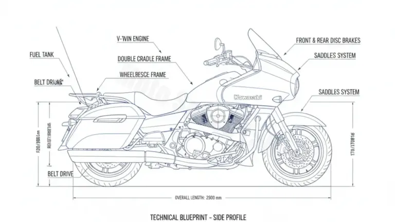 Kawasaki VN 1700 VOYAGER – VNT70A Specs: Oil Capacity & Tire Pressure