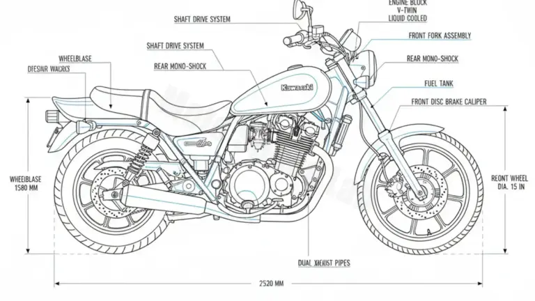 Kawasaki VN 750 VULCAN – VN750AD/A Maintenance Schedule & Torque Settings