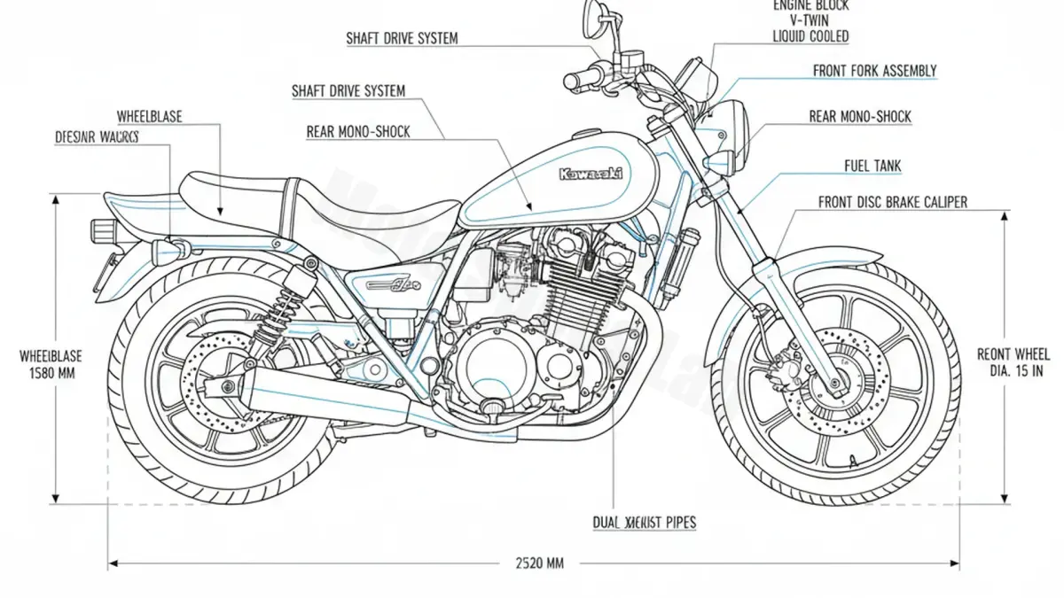 Kawasaki VN 750 VULCAN - VN750AD/A Maintenance Schedule & Torque Settings