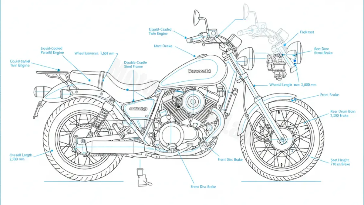Kawasaki VULCAN 500 LTD - EN500LTD Maintenance Schedule & Torque Settings specs