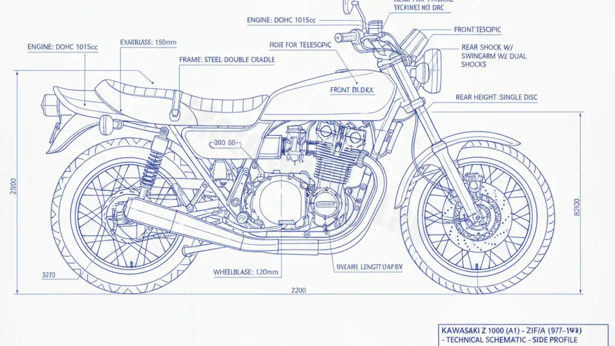 Kawasaki Z 1000 (A1) - Z1F/A Full Specifications & Ownership Data specs