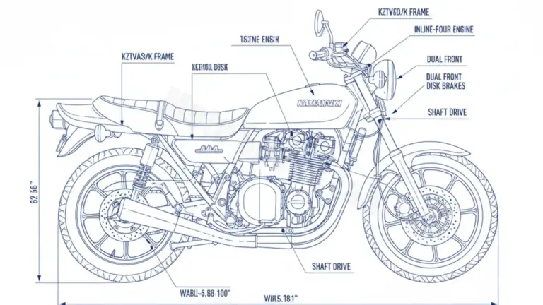 Kawasaki Z 1000 LTD – KZT00J/K Service Guide: Oil Level & Tire Specs