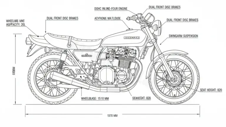 Kawasaki Z 1000 MK II – KZT00A/A Specs: Engine Oil, Gap & Tire PSI