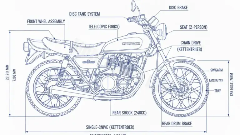 Kawasaki Z 250 LTD (KETTENANTRIEB) – KZ250C/G Full Specifications & Ownership Data