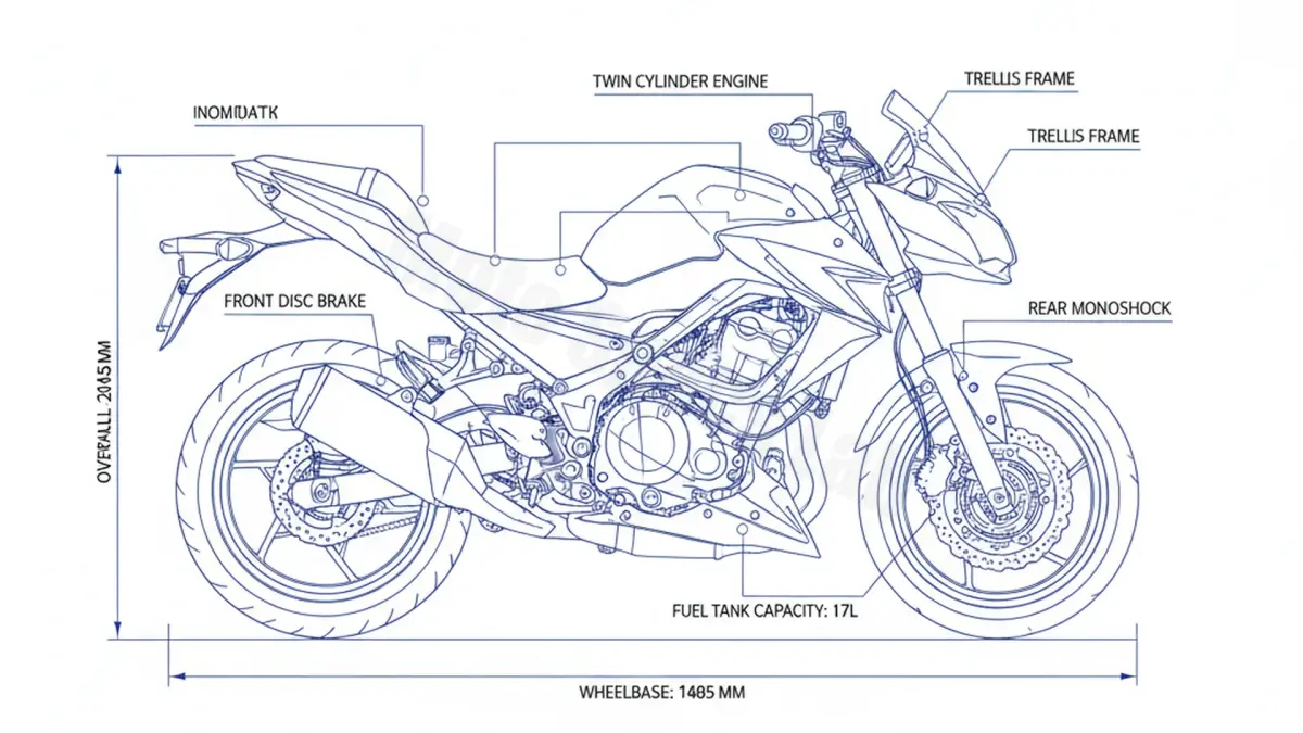Kawasaki Z 300 - Z300 Tire Pressure, Oil Type & Fluid Specs specs
