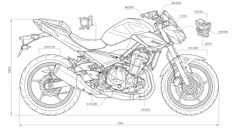Kawasaki Z 400 (EURO 4) – ER400D Specs: Engine Oil, Gap & Tire PSI