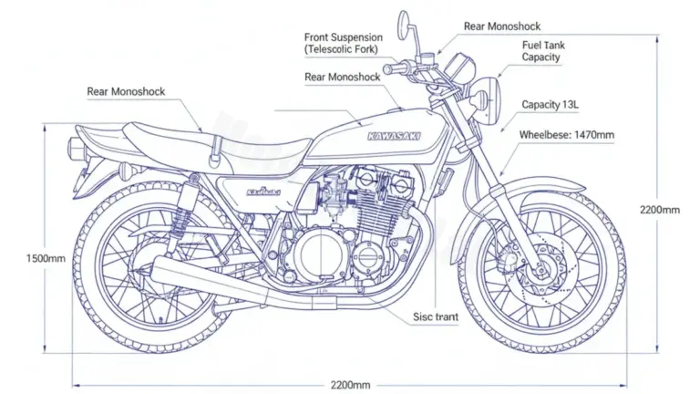 Kawasaki Z 550 LTD – KZ550B/C Maintenance Schedule & Torque Settings