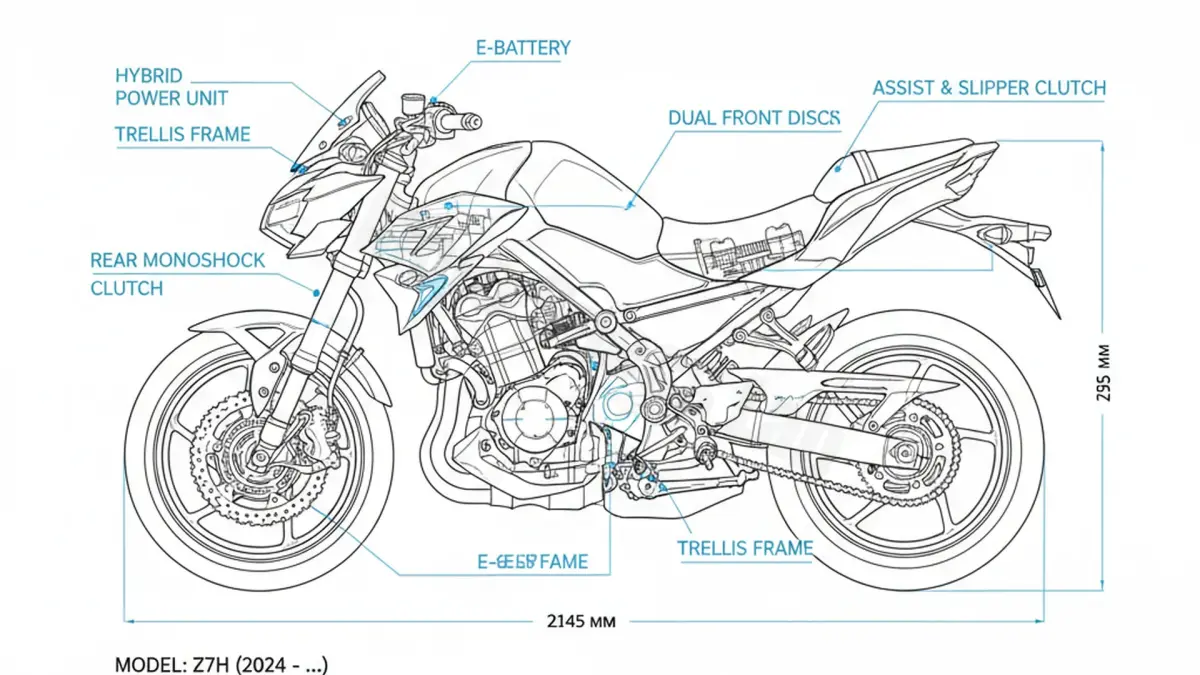 Kawasaki Z 7 Hybrid (Euro 5+) - Z7H Maintenance Schedule & Torque Settings specs
