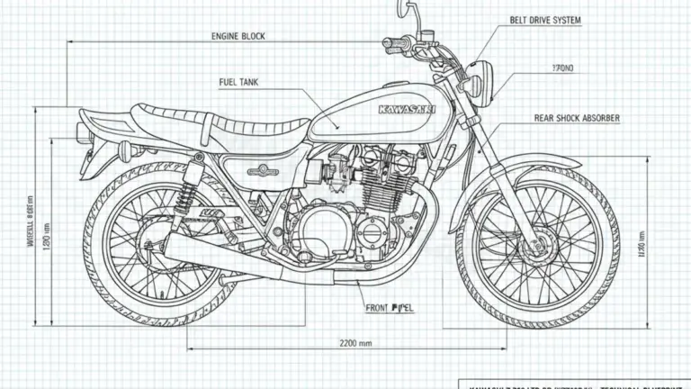 Kawasaki Z 750 LTD BD (ZAHNRIEMEN) – KZ750B/K (1982-1984) Data: Oil Capacity & Rim Specs