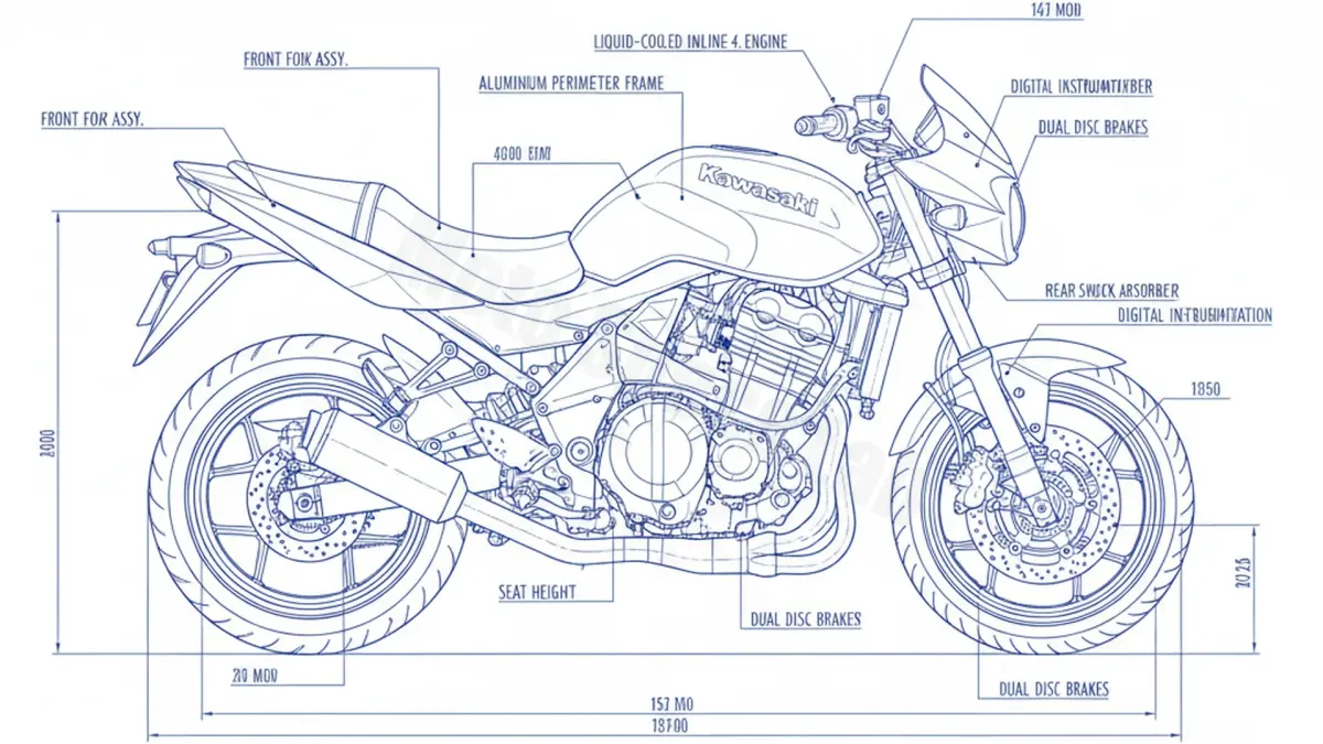 Kawasaki Z 750 S - ZR750J/K (2004–2006) Factory Oil & Tire Pressure Data