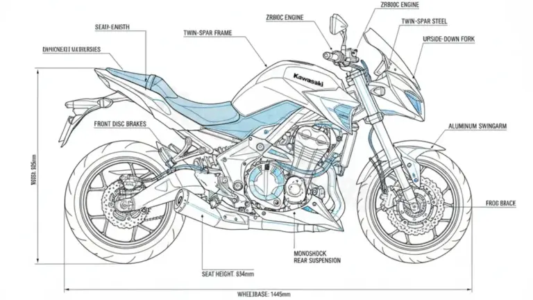 Kawasaki Z 800 E VERSION – ZR800C Full Specifications & Ownership Data