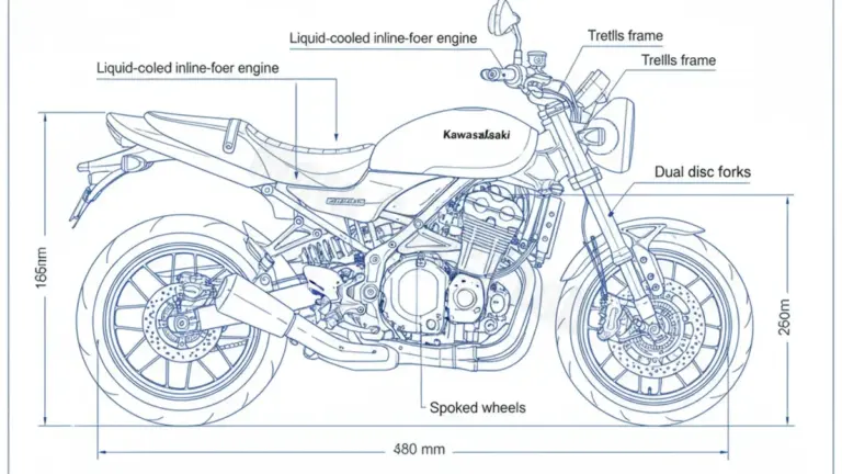 Kawasaki Z 900 RS Black Ball Edition – Z900RSBBE/26 Service Data: Oil, Battery & Specs