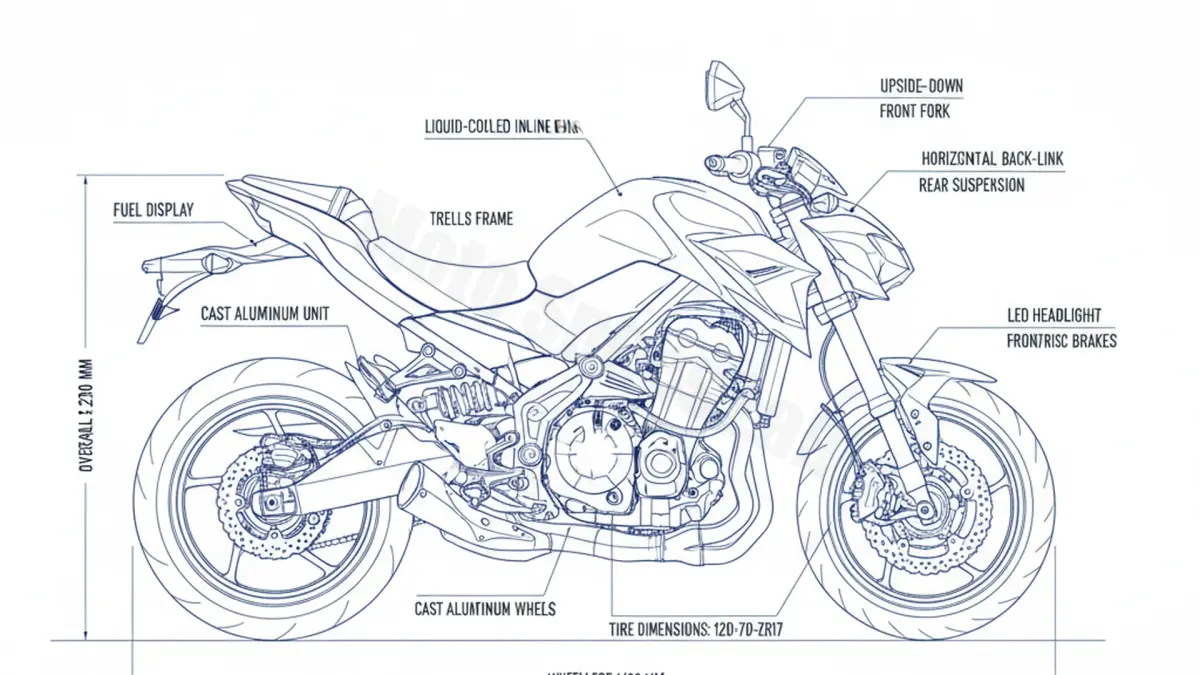 Kawasaki Z 900 - ZR900SSA Specs: Engine Oil, Gap & Tire PSI specs