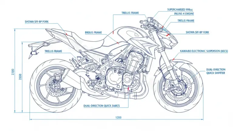 Kawasaki Z H2/SE (EURO 5) – ZRT00K/P Specs: Oil Capacity & Tire Pressure