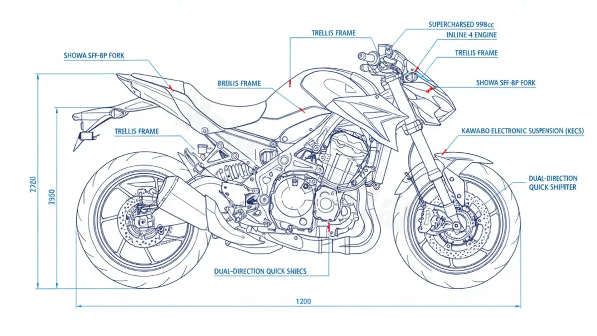 Kawasaki Z H2/SE (EURO 5) - ZRT00K/P Specs: Oil Capacity & Tire Pressure