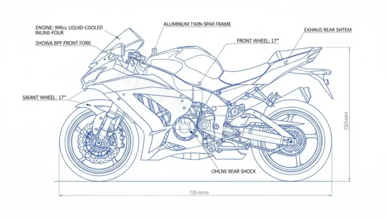 Kawasaki ZX-10R NINJA – ZXT00E/E Service Guide: Oil Level & Tire Specs