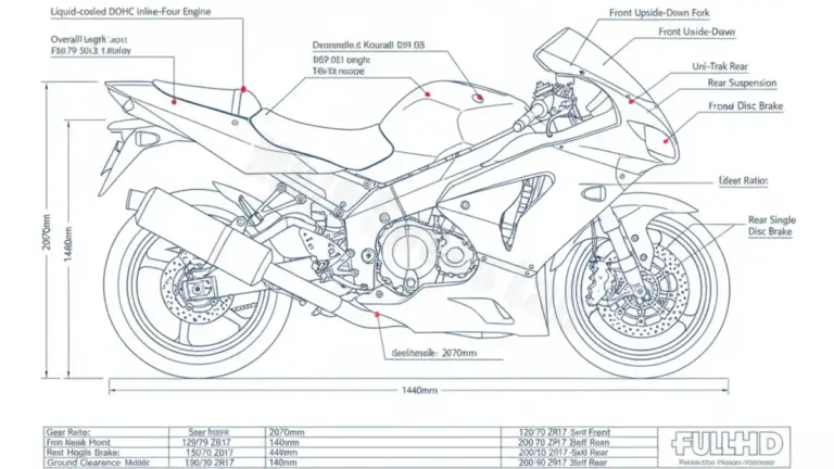 Kawasaki ZX-12R NINJA – ZXT20A/A (2000-2001) Data: Oil Capacity & Rim Specs