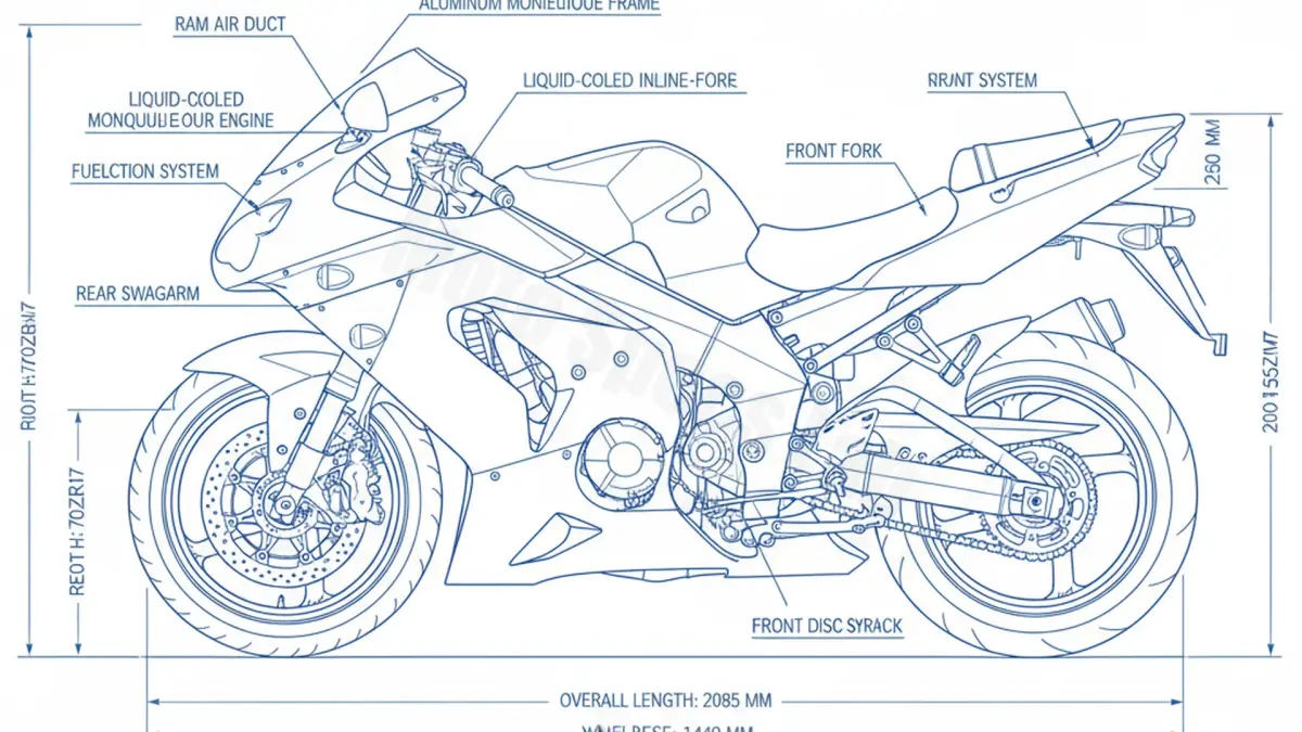 Oil & Tires: Kawasaki ZX-12R NINJA - ZXT20A/B Technical Specifications specs