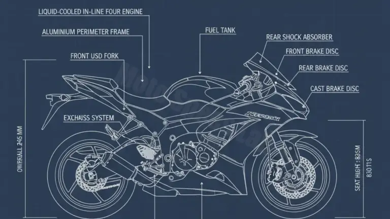 Kawasaki ZX-6R 636 NINJA – ZX636E Service Guide: Oil Level & Tire Specs