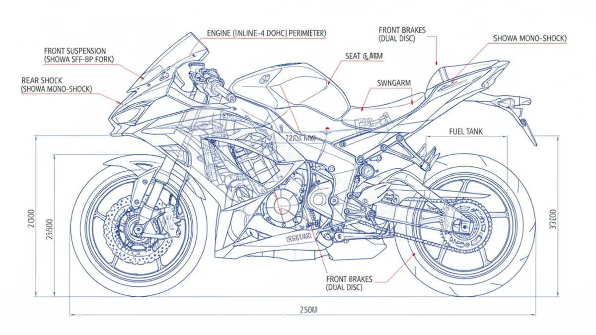 Kawasaki ZX-6R Ninja/40th Anniversary Edition - ZX636J Tire Pressure, Oil Type & Fluid Specs specs