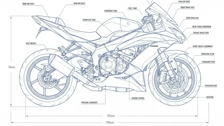 Oil & Tires: Kawasaki ZX-6R NINJA – ZX600R Technical Specifications