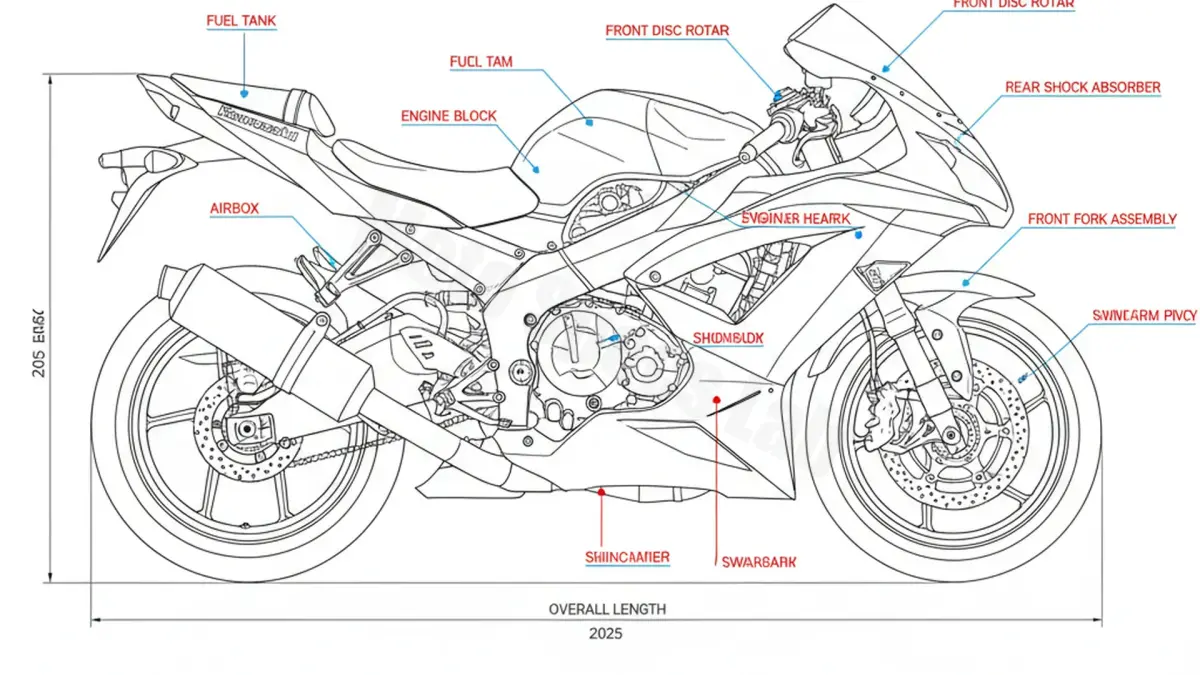 Kawasaki ZX-6R NINJA - ZX636B Technical Review & Maintenance Guide specs